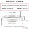 RhinoTuning 4 x centring rings, diameter 74.1 mm, diameter 57.1