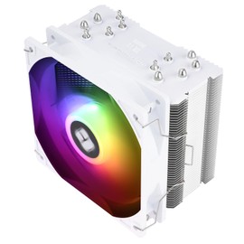 TR -Burst Assassin 120 SE ARGB White CPU Air Cooler, 6 Heatpipes, TL-C12CW-S PWM CPU Cooler, Quiet Fan with Speed of 1550RPM, for AM4/AM5, Intel LGA1851/1700