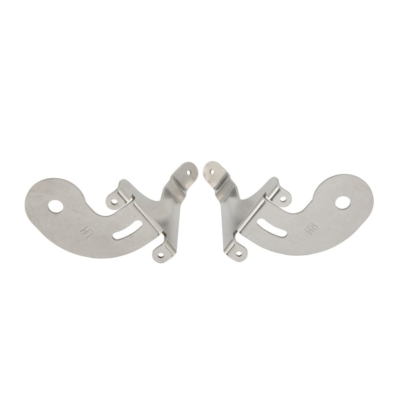 2pcs Spotlight Mounting Bracket Left Right Stainless Steel Chrome Replacement