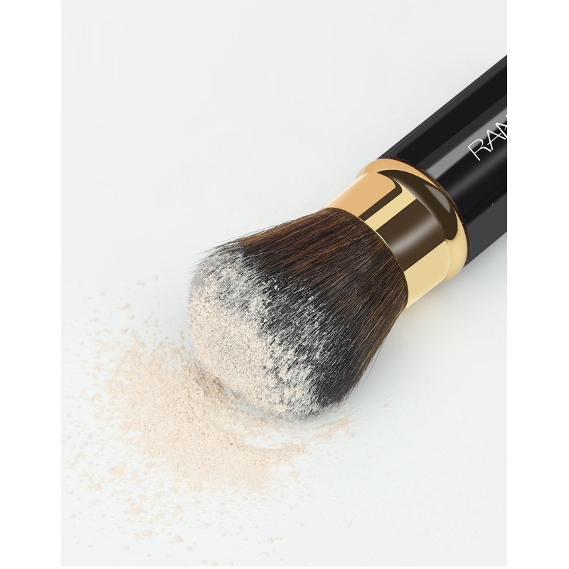 Pack of 2 Retractable Makeup Brush, Travel Cosmetic Brush, Kabuki