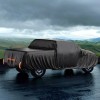 Mockins 235"x 80"x 77" Heavy Duty Extra Thick Black 250G