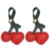 sourcing map Cute Cherry Bag Charm for Women, Cherry Leather