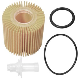 5Pcs 04152-YZZA1 Engine Oil Filter Kit Replacement for Toyota Avalon Camry RAV4 Sienna Lexus ES300h ES350 IS200t RX350 RX450h Replace# 04152-31090, 04152-YZZG1