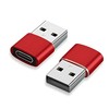 Betron USB to USB C Adapter, Compact Design, 3 Pack