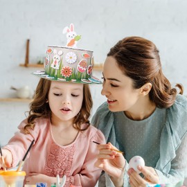 Easter Bonnet Kit, Cute Easter Hat Parade Diy Kit, Easter Gifts for kids DIY Crafts Projects and Decorations Activity