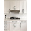 Asimerdeco 10 Pack Brushed Satin Nickel Cabinet Pulls 3.75 Inch(96mm)