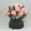 Just Because Flowers Artificial/Silk Flower Arrangement in Grave Pot, with
