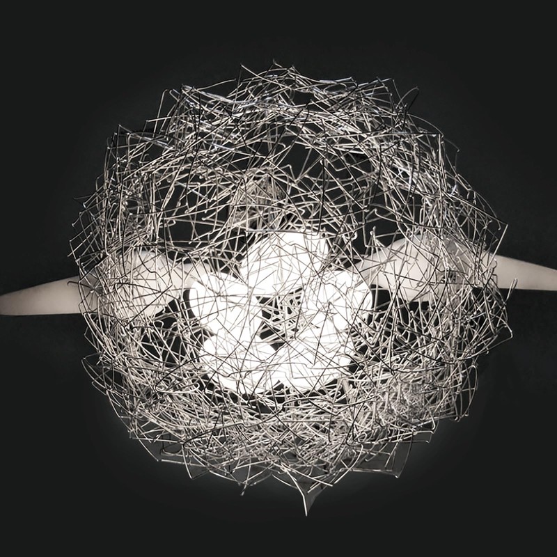 Bokknppo 5 LED Chandelier Bird’s Nest Light Fixture Creative Egg