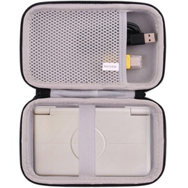 JINMEI Hard EVA Carrying Storage Case Compatible with Retroid Pocket Flip 2 / Retroid Pocket Classic Retro Game Handheld Console Protective Travel Storage Box (Grey)