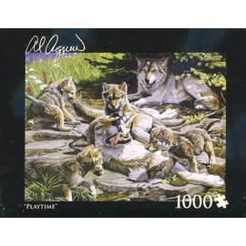Al Agnew Wolves - Playtime - 1000 Piece Puzzle