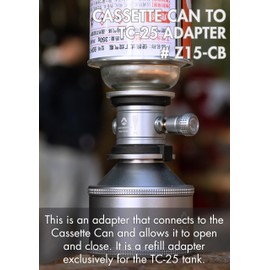 CAMPINGMOON Butane to Camping Cassette Canisters Gas Adapter Z15-CB