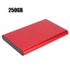 TYPE C Mobile Hard Disk External Red Metal Case for
