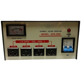 WGC 2000 Watt Step Up/Down Voltage Converter Transformer AVR-2000, 5 Year Warranty, Fuse Protection and Automatic Voltage Regulator - Two Way Transformer - 110 to 220 V or 220 to 110 V (2000 WATTS)