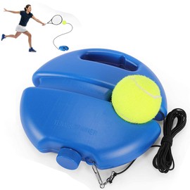 2 PCS Light Switch, Tennis Ball Machine, Blue Tennis Trainer Rebound Ball, Tennis Balls Tennis Trainer Ball with String, Anti-Tangle String Tennis Practice Equipment for Children, Players, Beginners