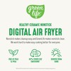GreenLife Compact Electric Air Fryer Oven, 5.3 QT, PFAS-Free Ceramic