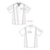 Chef Code Zip Front Cool Breeze Chef Coat (White, Medium)