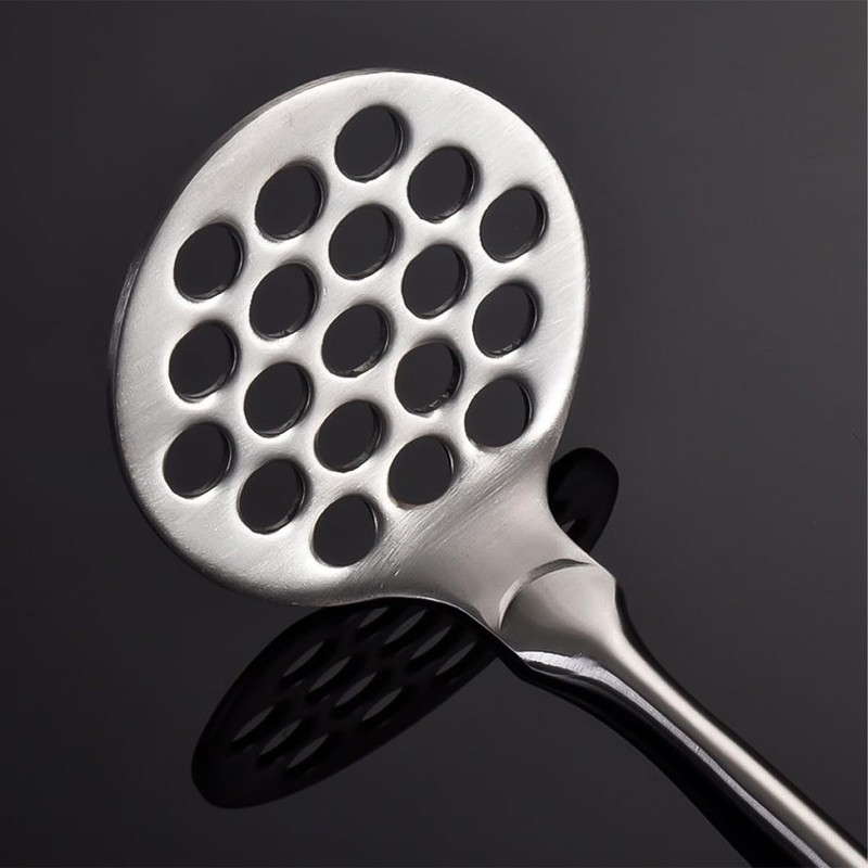 Namvo 2PCS,Stainless Steel Potato Ricer Masher for Potatoes with Firm