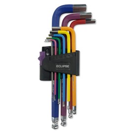 Eclipse Professional Tools EHK9PS 9 Piece Colour Coded Hex Key Set