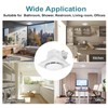 yanliangvich Bathroom Exhaust Fan with Light, 8 Inch Exhaust Fan