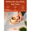 Sweese Porcelain Espresso Cups Set, 2.5 oz, Stackable with Saucers