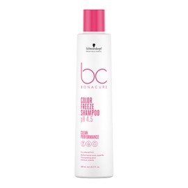 Schwarzkopf Professional Bonacure Colour Freeze Shampoo for Coloured Hair, Vegan Colour Locking System, pH 4.5, Long-Lasting Colour Intensity, No Fading, Cleansing, Detangling, 250 ml