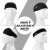 MYKURS Mens Sweat Headbands, 4 Pack Sports Headbands for Women,