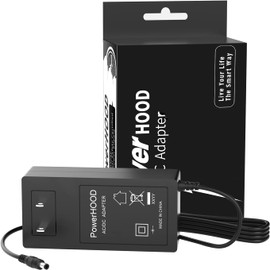 PowerHOOD 12V AC Adapter Compatible with CyberGeek Nano A1 Nano J1 Mini PC 4GB 8GB 16GB RAM Desktop Computer Mini Computer 36W 12VDC 3000mA Power Supply Cord Battery Charger Cable PSU