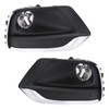 munirater 1 Pair of Clear Lens Fog Lights Assembly +