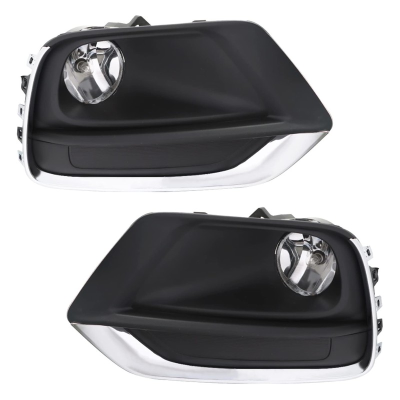 munirater 1 Pair of Clear Lens Fog Lights Assembly +
