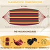 ANYOO Cotton Hammock Portable Camping Hammocks for Hanging Sturdy Garden