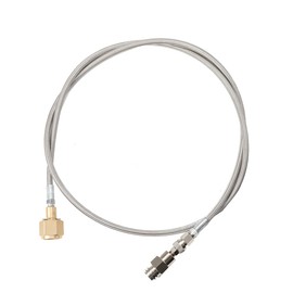 FMCQQBK Adapter High Pressure Hose 60 Inch (1.5 m) Pipe Type, 8.3 mm Pipe Diameter, 1500 psi Suitable for Larger CO2 Bottles, for Water Carbonator CO2 Hose, for Grohe Blue Home