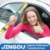24"+19" Front Windshield Wiper Blades Compatible with VW Volkswagen Jetta