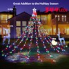 BlcTec Outdoor Christmas Lights 344 LED Christmas Star String Lights