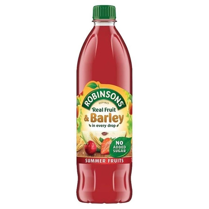 Robinson's Summer Fruits, No Added Sugar, 1-Liter (Pack of 3)