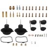 2 Set Carburetor Gaskets Jets Repair Kit Rebuild Float for