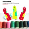 3pcs Automatic Needle Threader, Simple Hand Sewing Automatic Needle Threaders