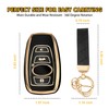 FT FUNTOR 4 Buttons Key Fob Cover with Keychain for