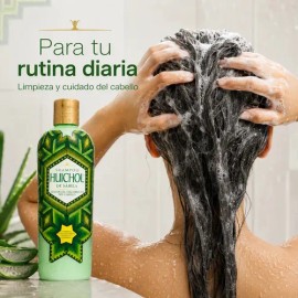 Shampoo Huichol Artesanal De Sabila Anticaida Original 400 ml                                                                                         