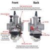 Universal Motorcycle Racing Carburetor PWK 32MM,Fit for 2T 4T Engine