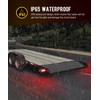 Partsam 2Pcs Trailer Light Boxes Kit, Rust-Resistance Steel Housing, w/