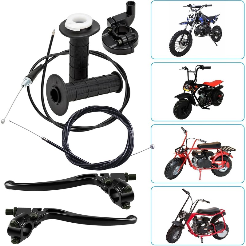 HSXWJ Left -Right Brake Lever/Left -Right Hand Grip/Throttle Cable/Brake Cable