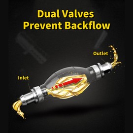 Fuel Pump Line Aluminium Gas in for Car Boat Motorcycles Marine Outboard (12 mm)