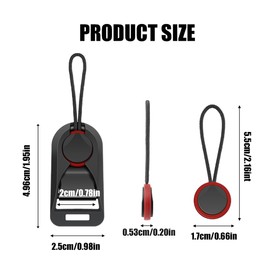 Camera Strap Quick Release Fastening System 4 Piece Set Including 4 Anchor Loops. Compatible with Most DSLR, DLSM, to Install Camera Strap and Camera Hand Strap