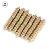 20pcs Double Ended Dowel Screw Self Tapping Threaded Bolts Woodworking