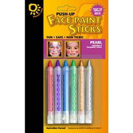 デリバン フェイスペイントスティック パールセット 50001202