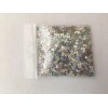 Baby Emma 2007 Solvent Resistant BUTTERFLY shape Glitter (Silver) Nail