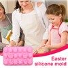 LQIOACU 2 Stück Silikonform hase, Silikonform ostern, Silikonform schokolade, Gießformen