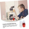 Ciieeo 20pcs Graduated Laboratory Reagent Bottles Pet and Plastic Chemical