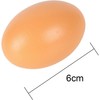 12pcs Fake Eggs Simulation Solid Egg Artificial Eggs Help Lay