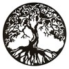 Tree of Life Round (Ebony Wood)